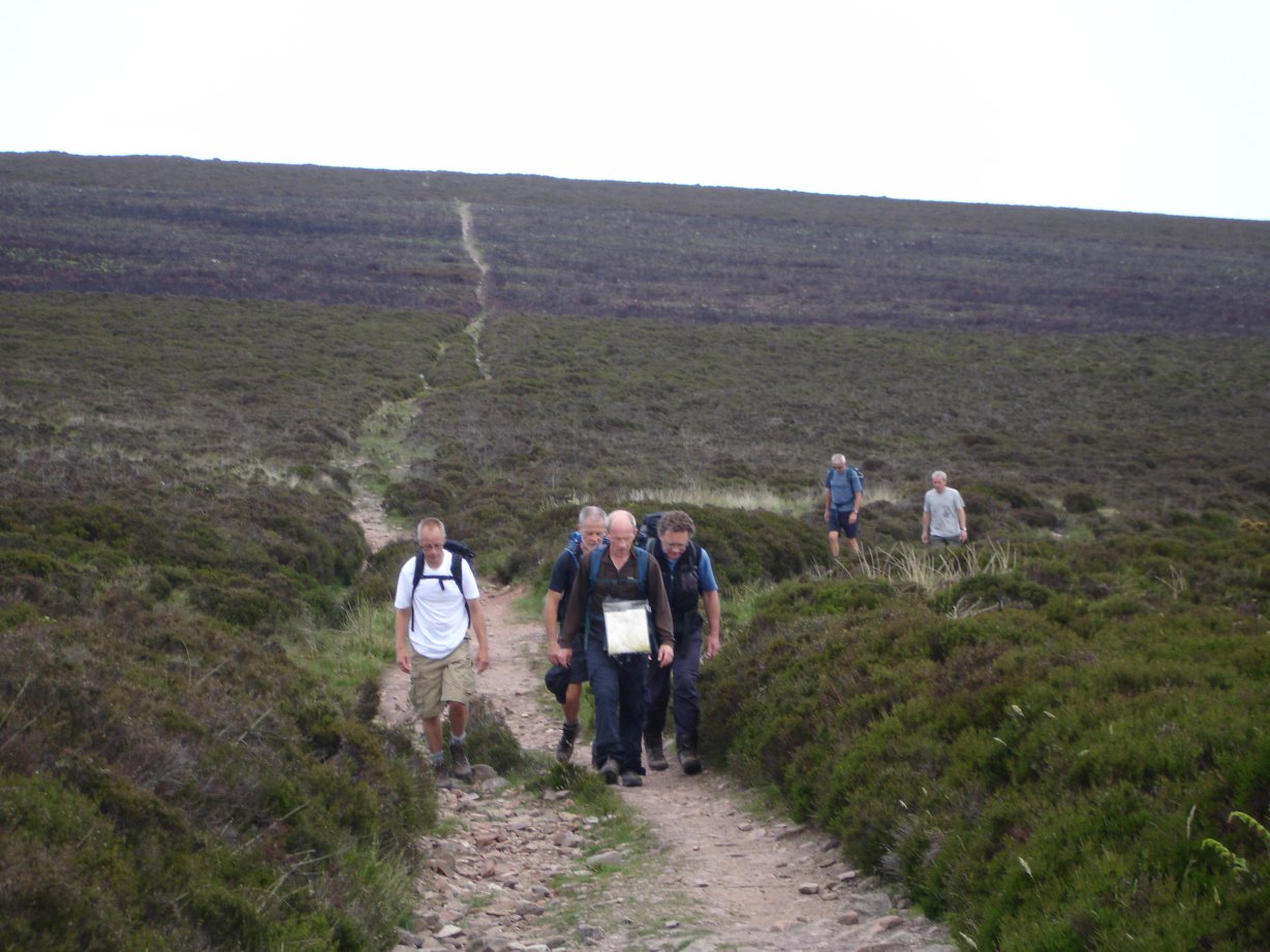 Part of the track to Dunkery Beacon (a route that was used on Saturday but in the opposite direction)